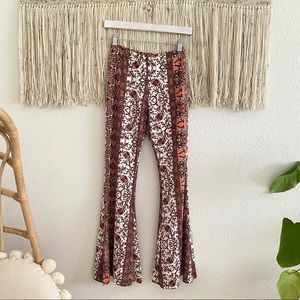 See you Monday Stretchy Bell Bottom Legging Pants